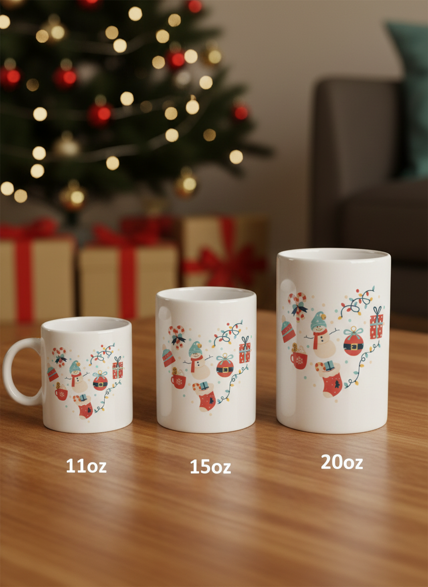 Custom Christmas Graphic Mug