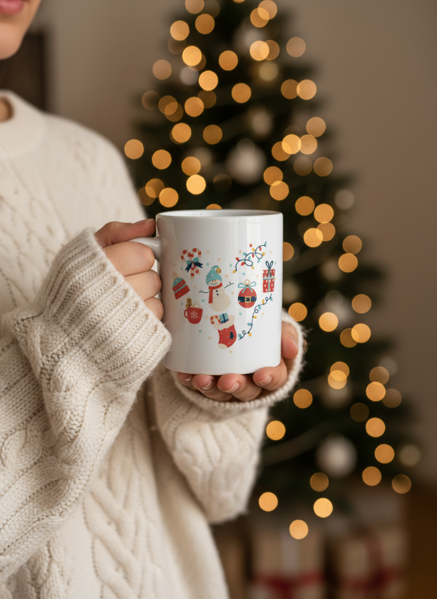 Custom Christmas Graphic Mug