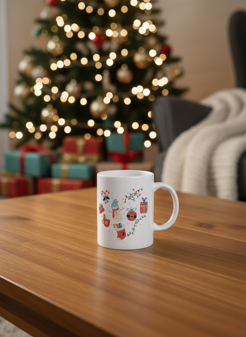 Custom Christmas Graphic Mug