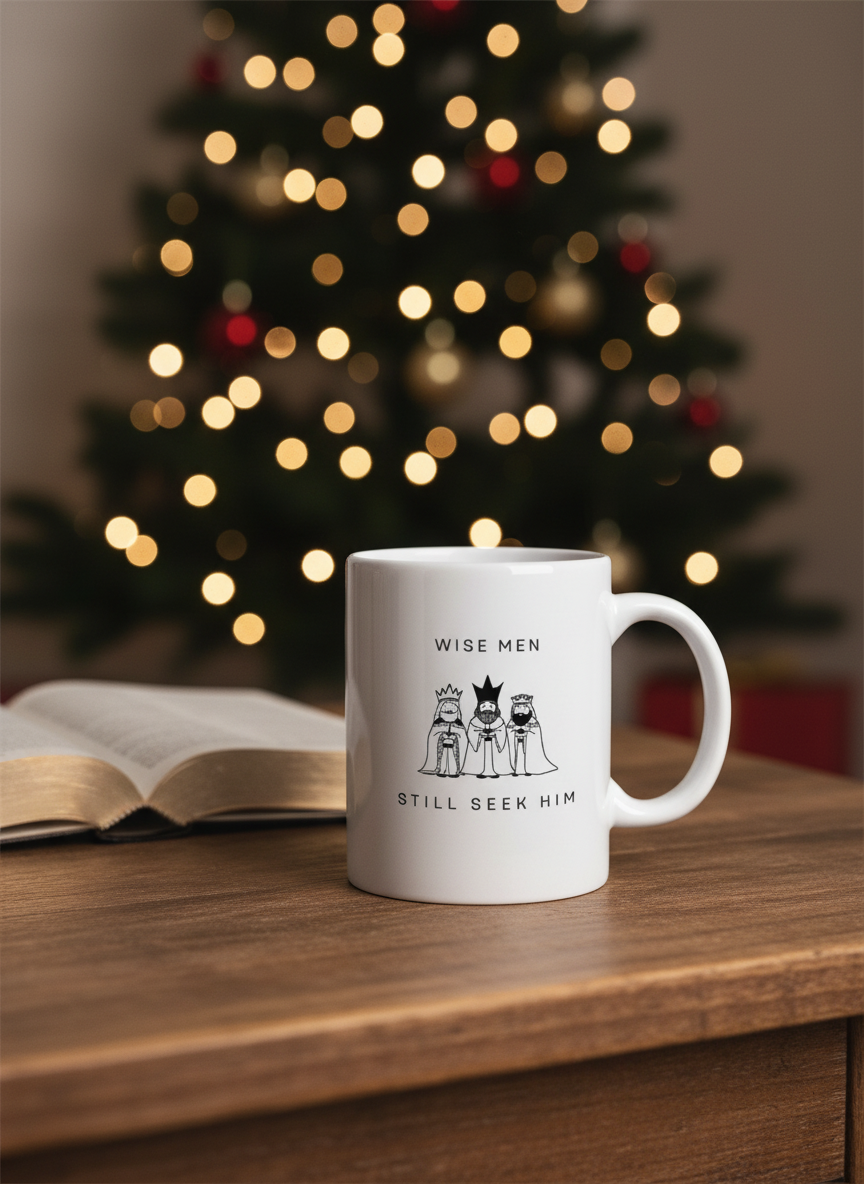 Wise Men Seek Him Christmas Mug