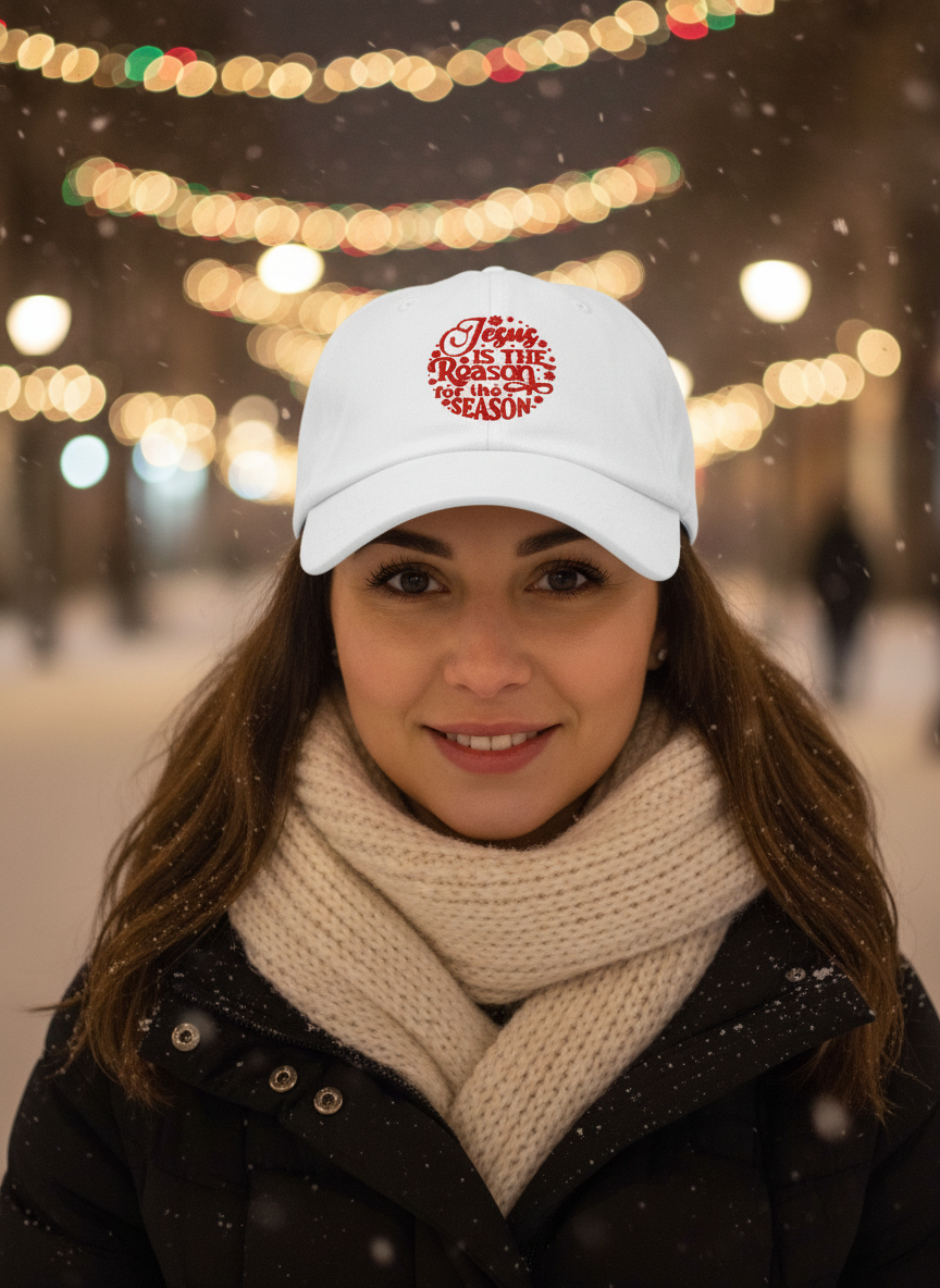 Jesus Is The Reason Christian Holiday Cap - Women's