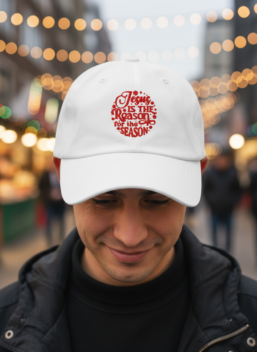 Jesus Is The Reason Christian Holiday Cap  - Men's