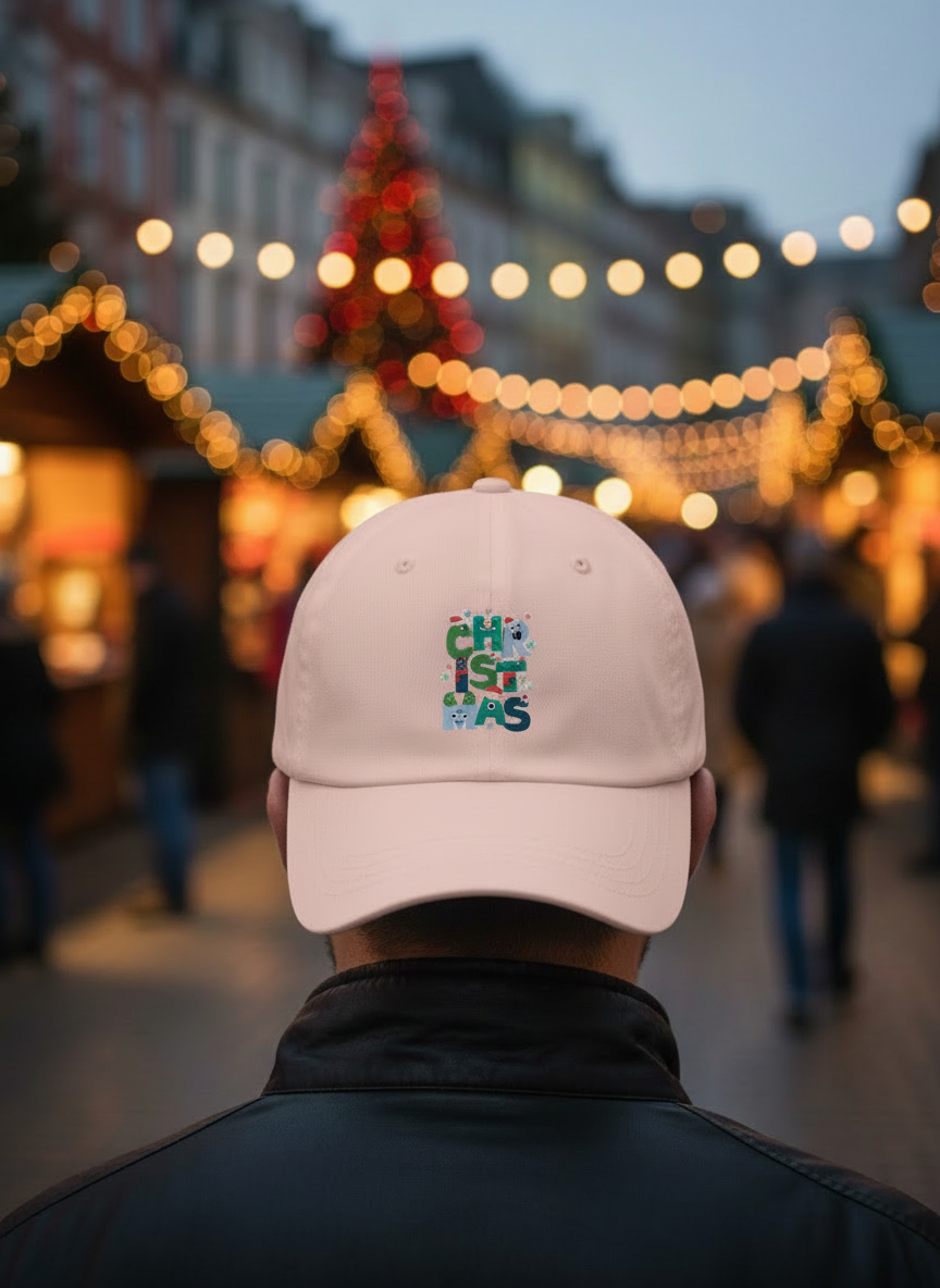 Ugly Sweater Pattern Christmas Cap - Men's