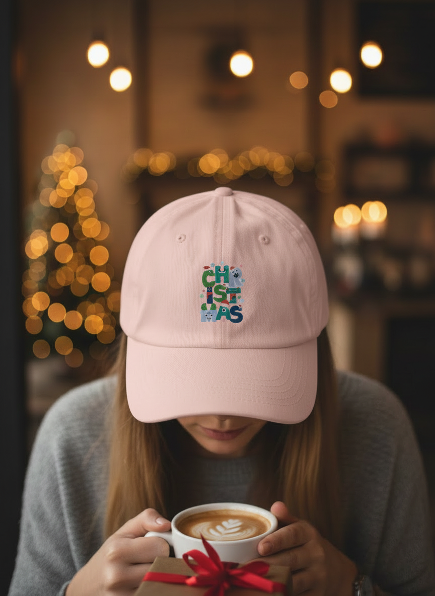 Ugly Sweater Pattern Christmas Cap - Women's