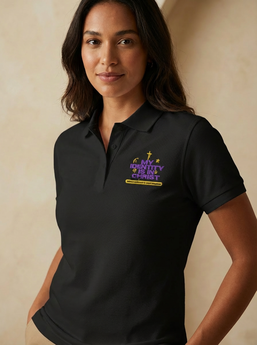My Identity is in Christ Polo - Woman's