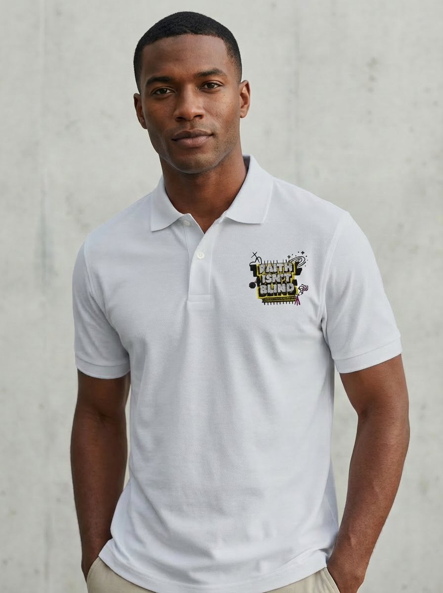Faith Isn’t Blind Polo – Logic Meets Belief - Men's