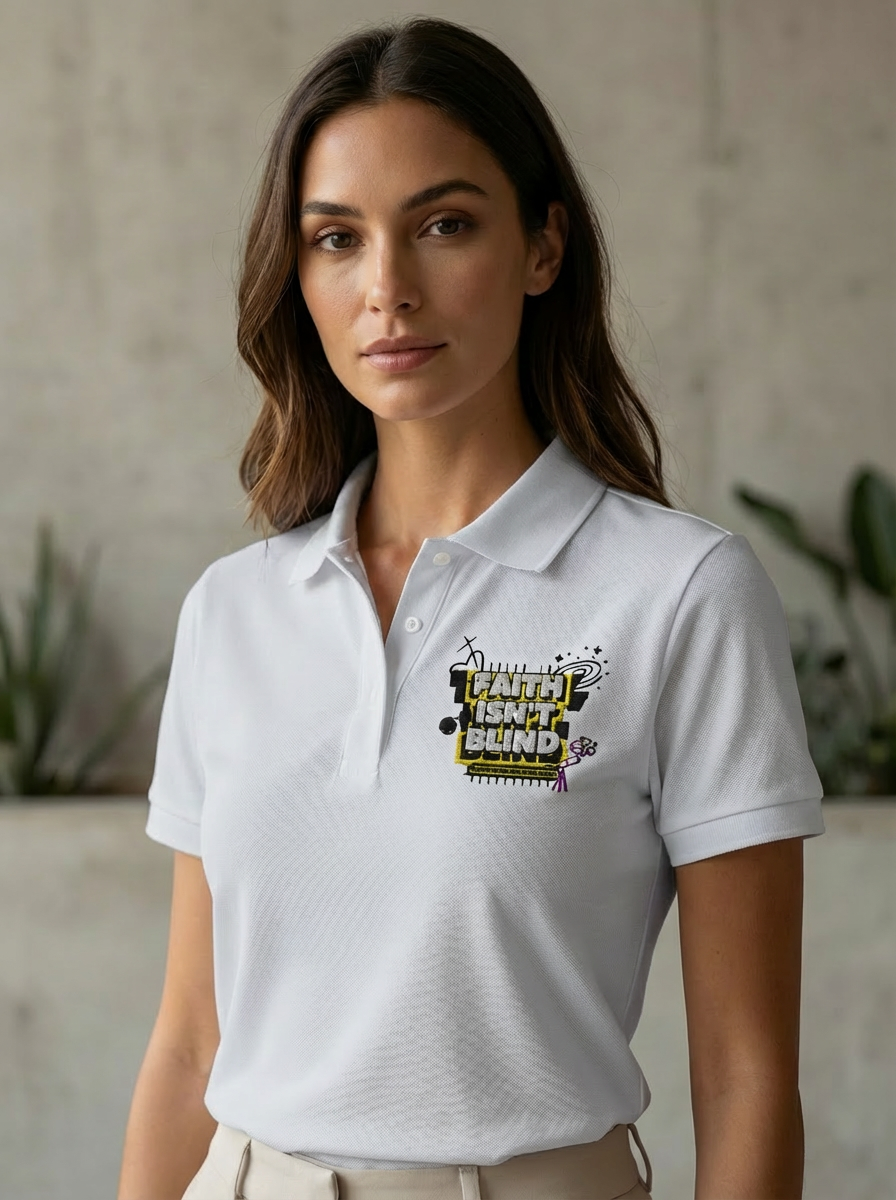 Faith Isn’t Blind Polo – Logic Meets Belief - Woman's