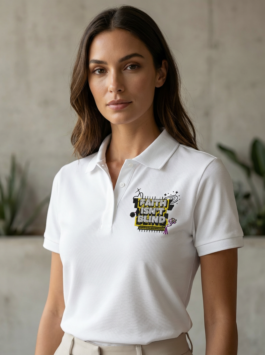 Faith Isn’t Blind Polo – Logic Meets Belief - Woman's