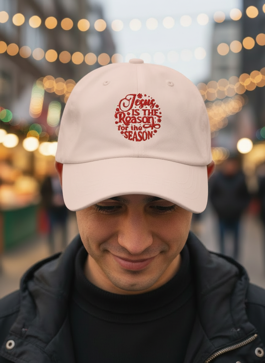 Jesus Is The Reason Christian Holiday Cap  - Men's