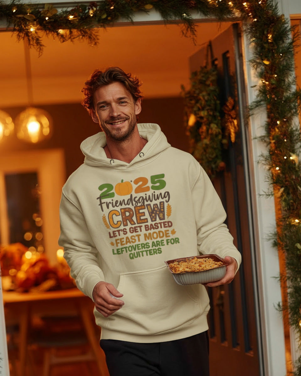 Friendsgiving Crew Hoodie - Men's