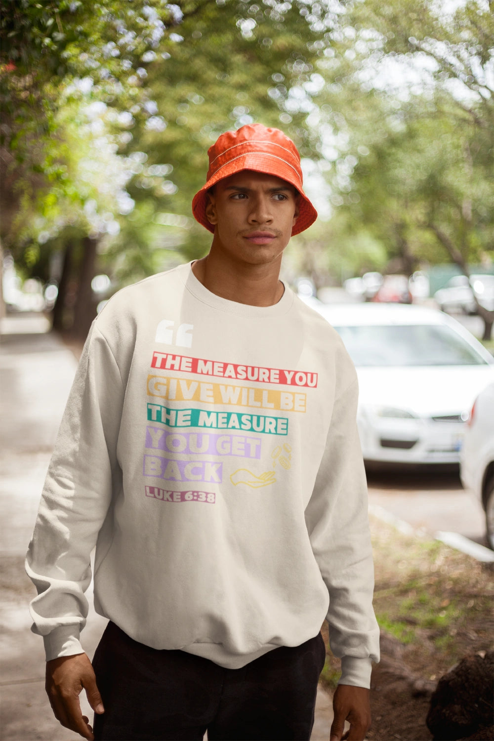 “Give, Get, Grow Sweatshirt” – Luke 6:38