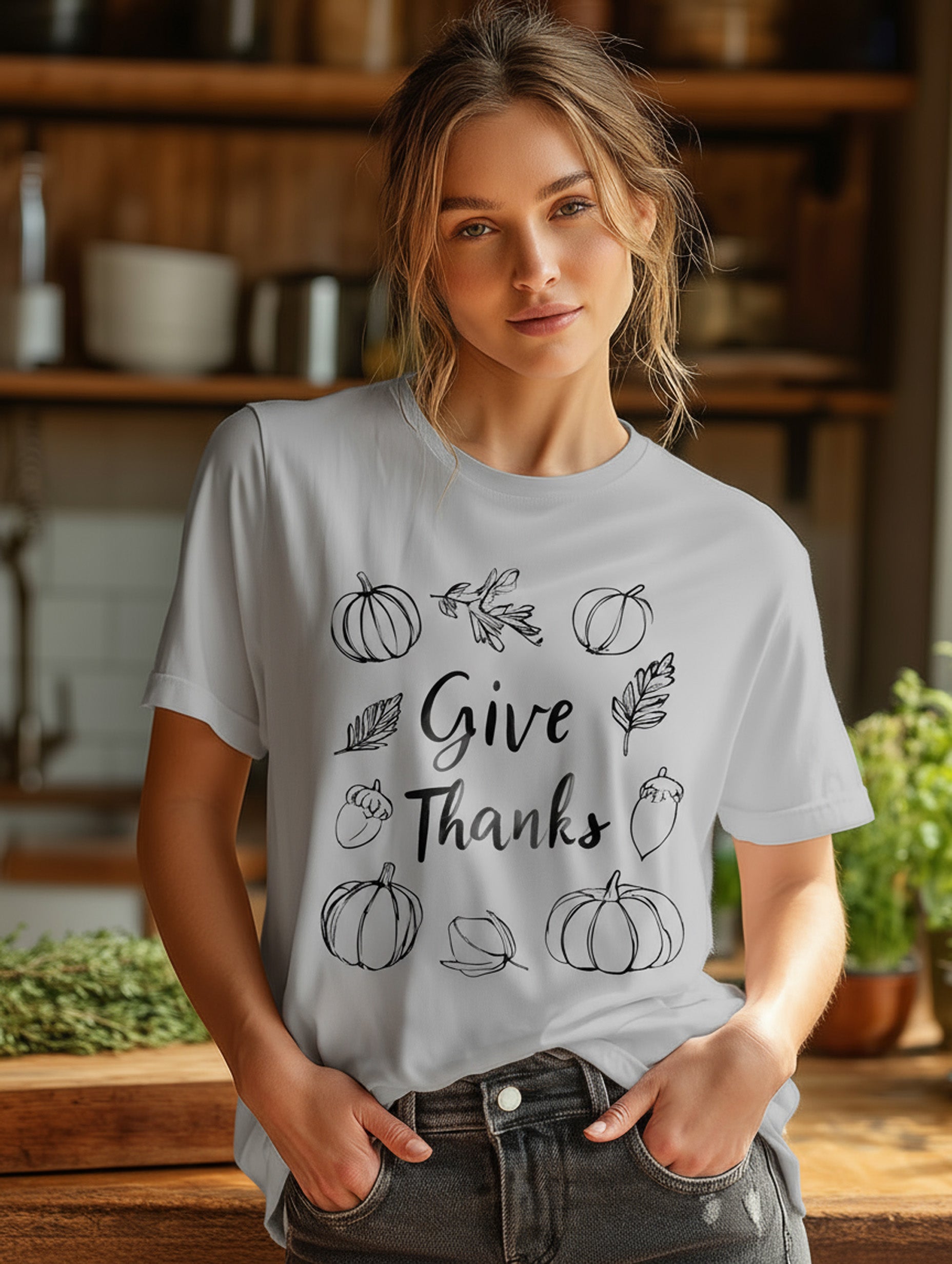 Give Thanks Tee - Women's