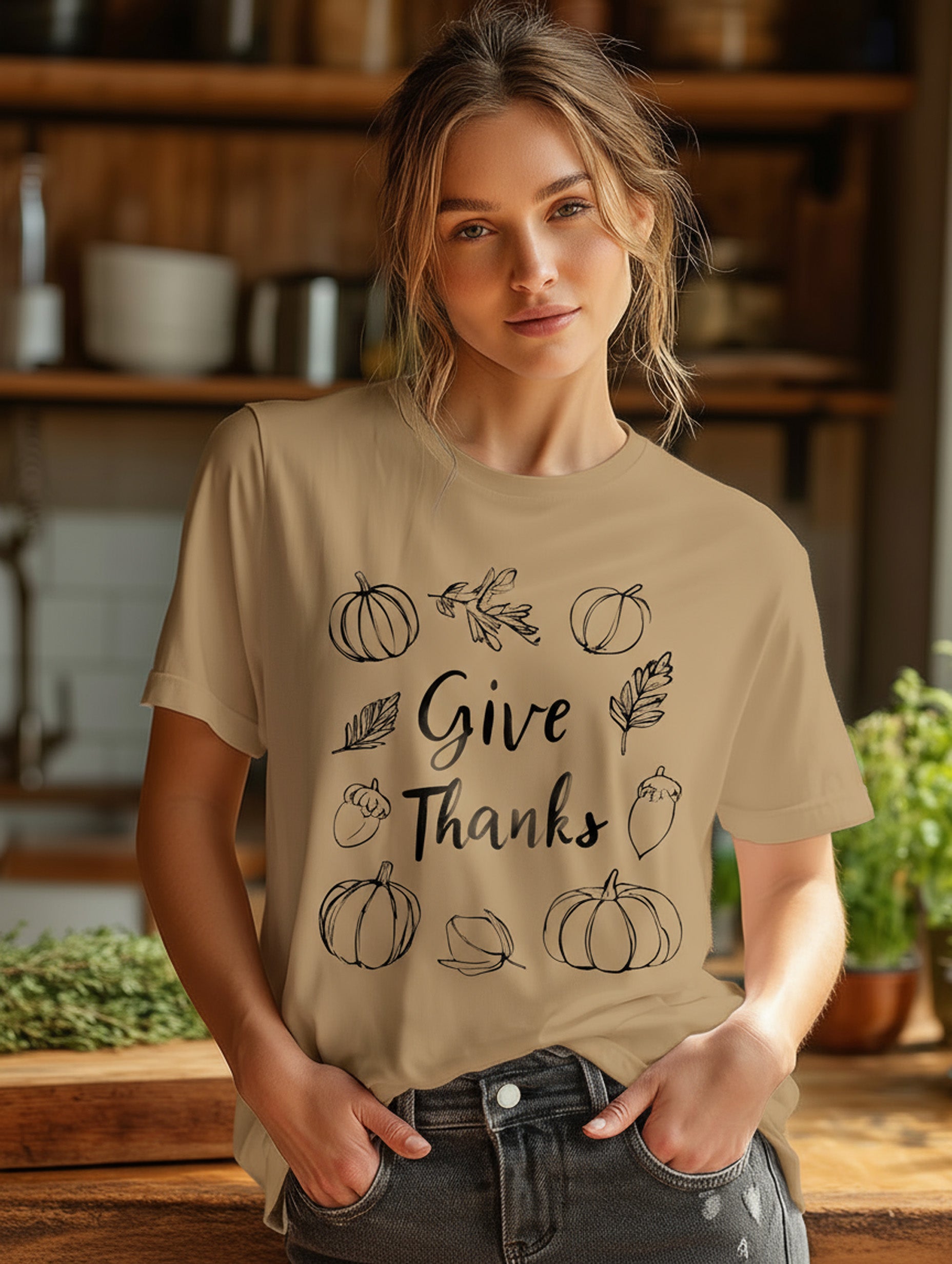 Give Thanks Tee - Women's