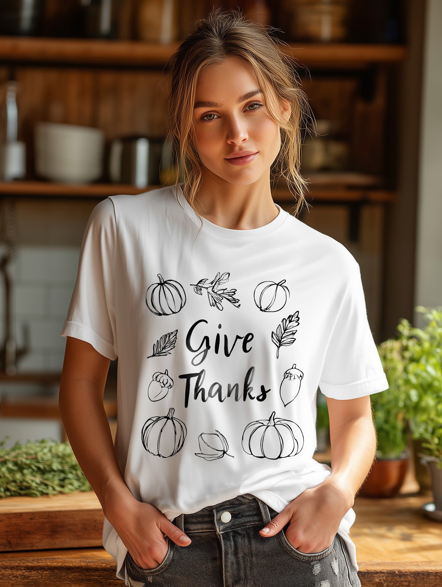 Give Thanks Tee - Women's