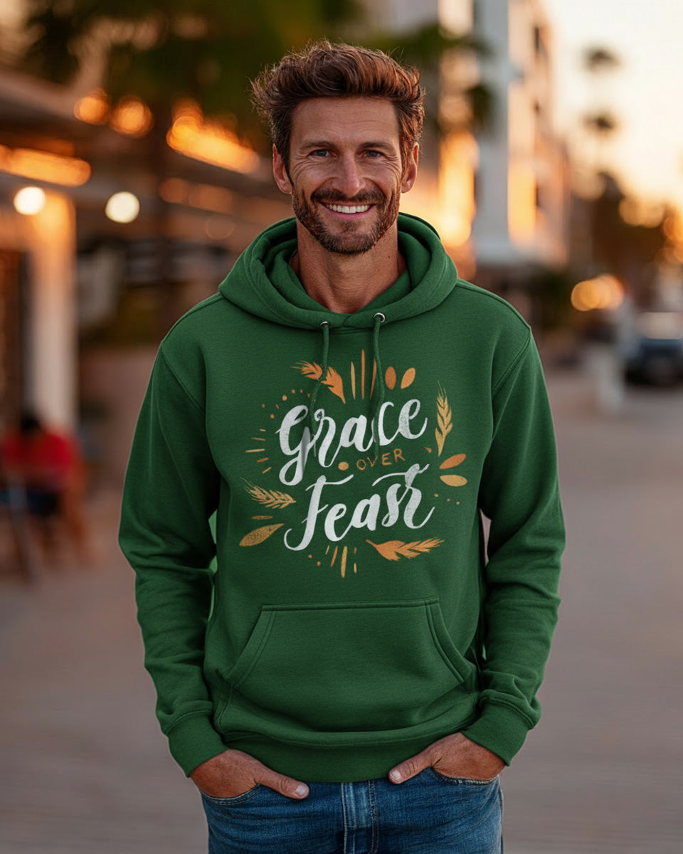 Grace Over Feast Hoodie - Men's