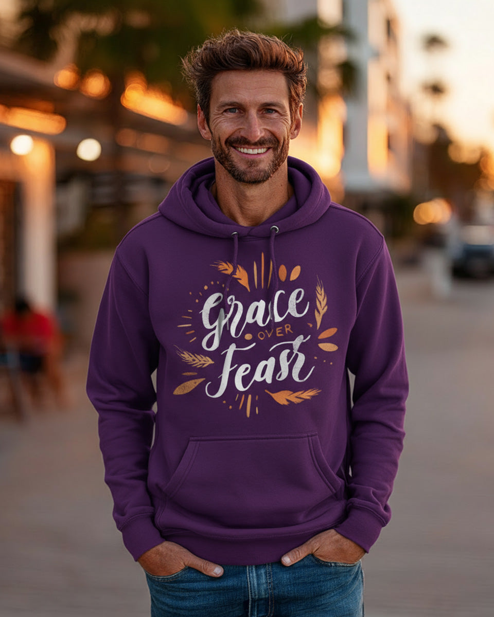 Grace Over Feast Hoodie - Men's