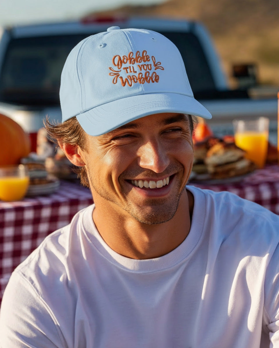 Gobble Til You Wobble Cap - Men's