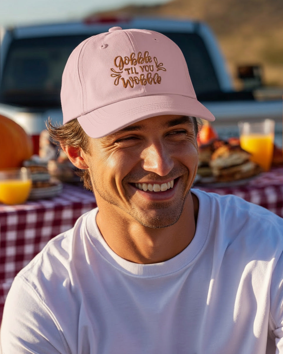 Gobble Til You Wobble Cap - Men's
