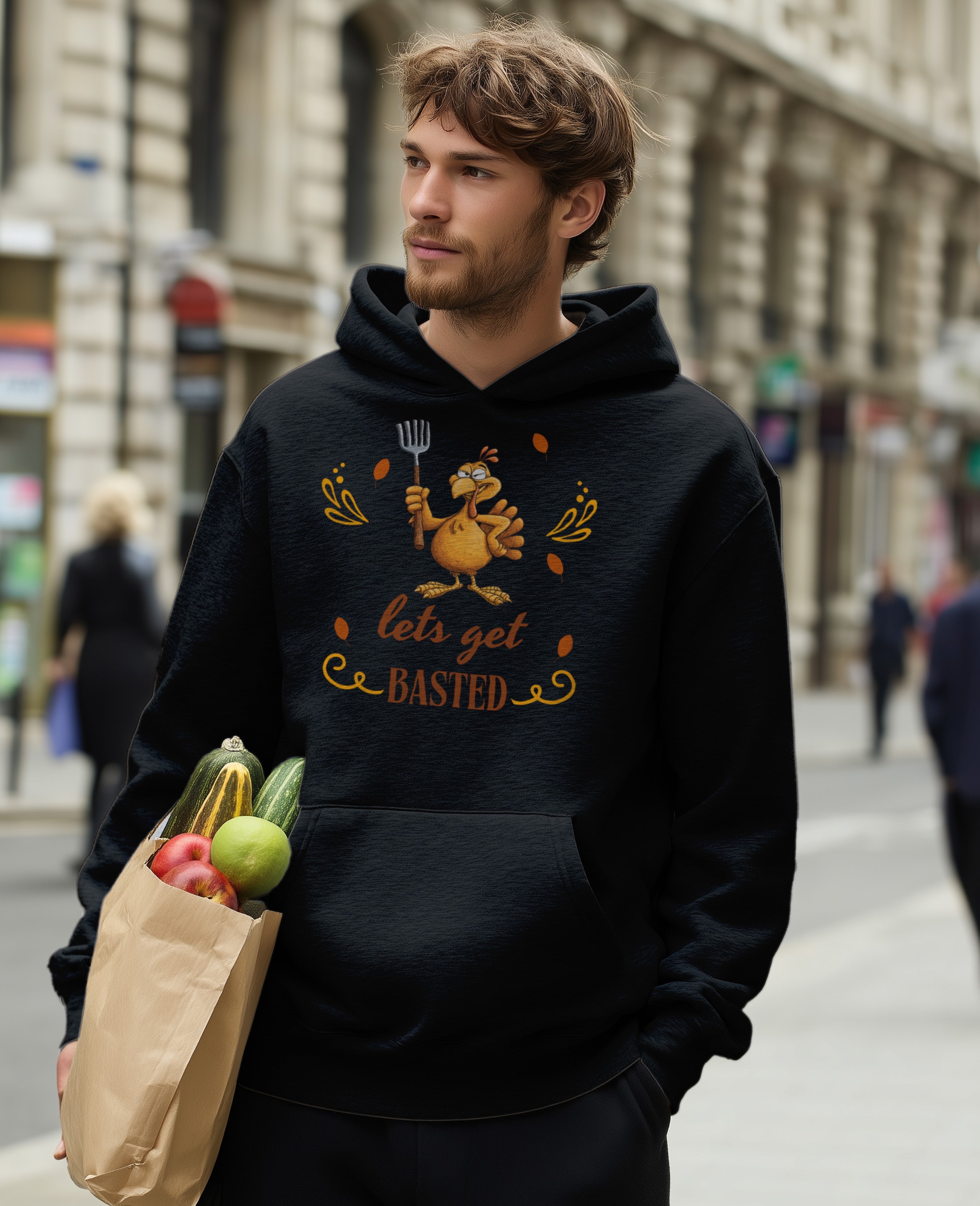Let’s Get Basted Hoodie - Men's