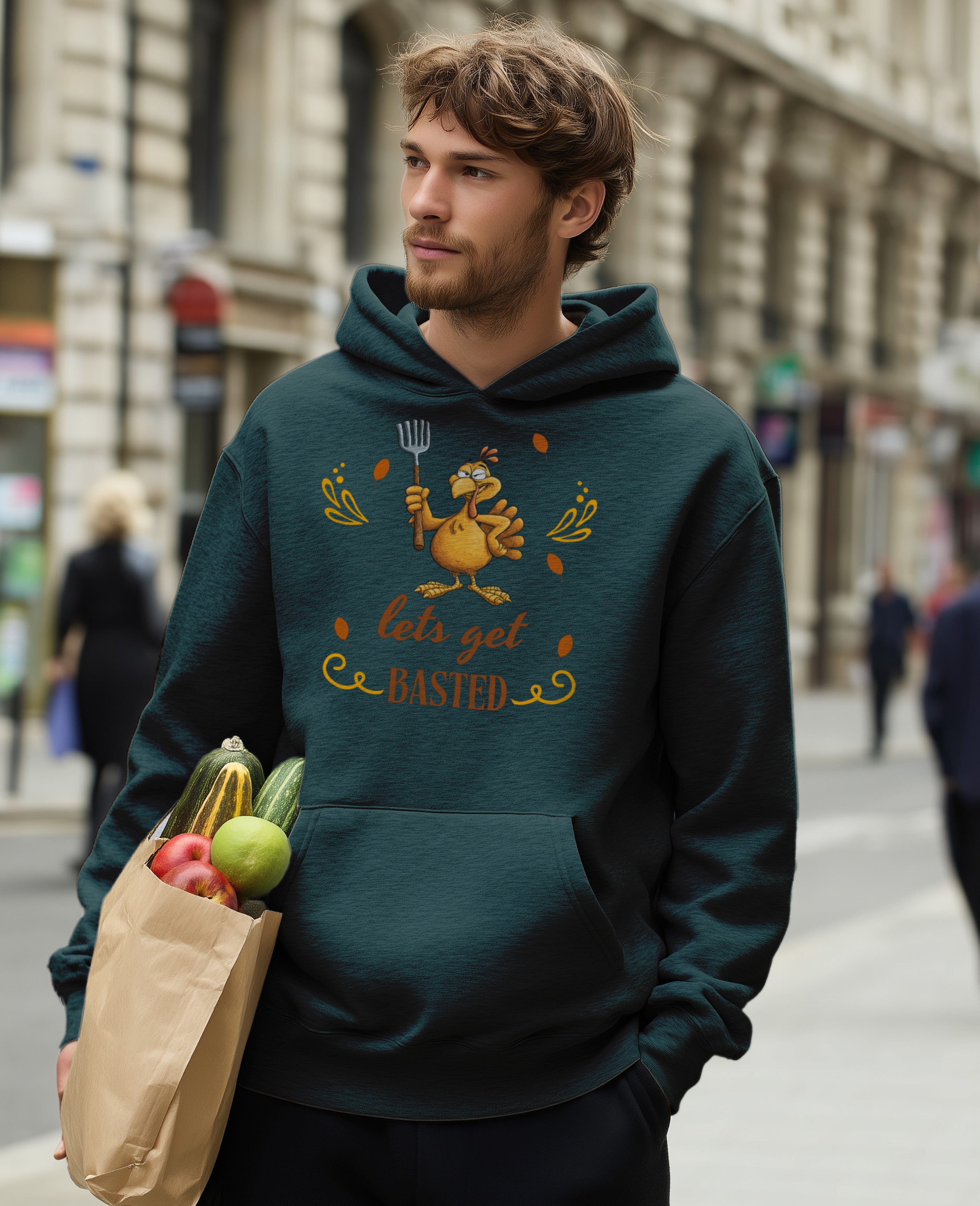 Let’s Get Basted Hoodie - Men's