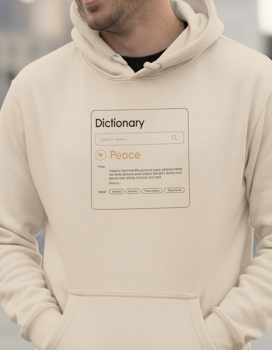 Peace Dictionary Hoodie - Men's