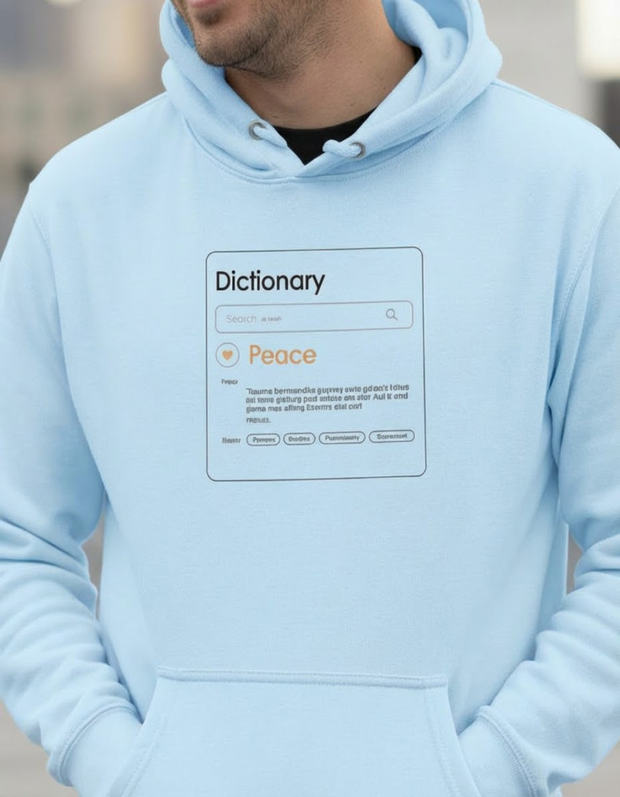 Peace Dictionary Hoodie - Men's