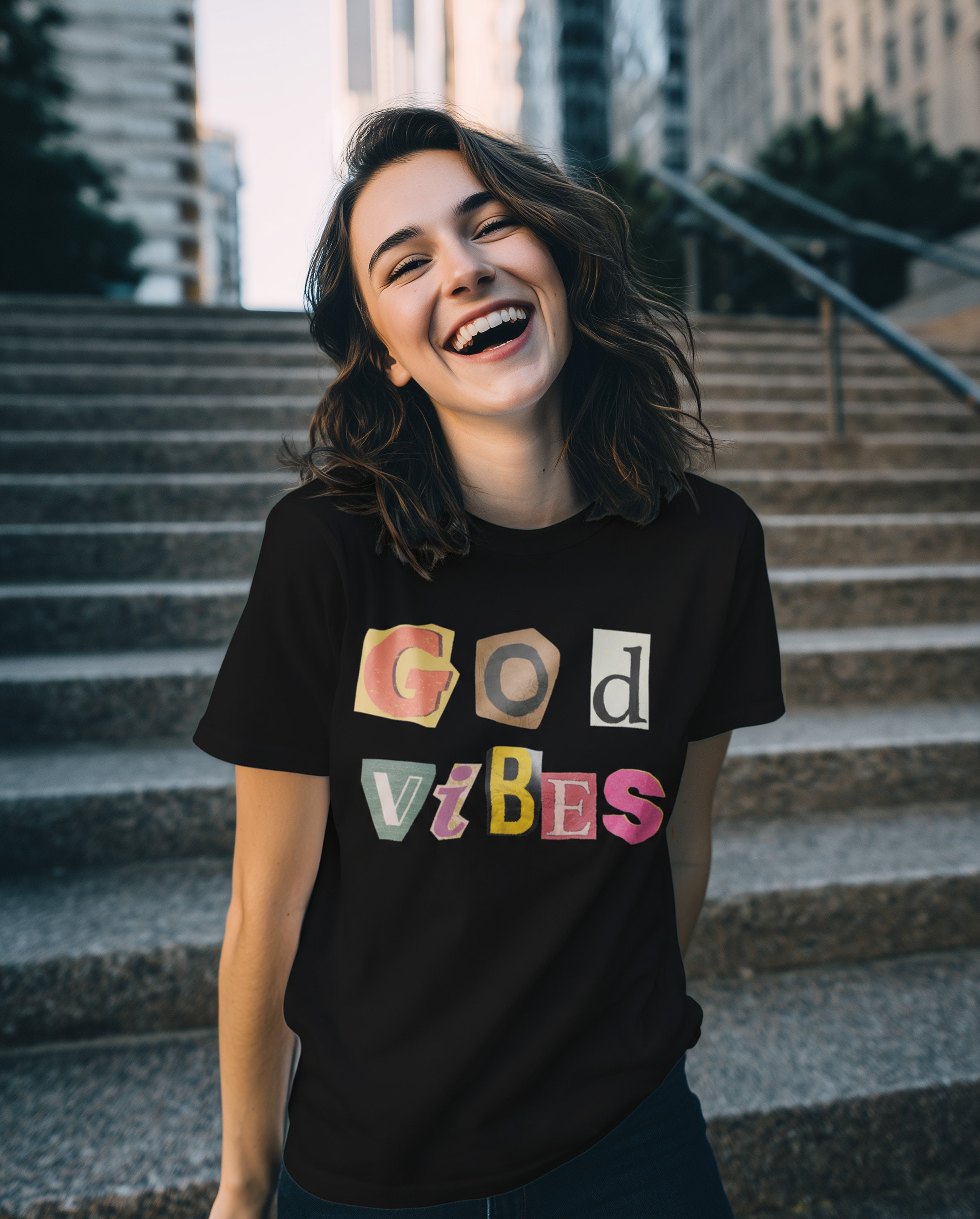 God Vibes Relaxed Tee - Women's