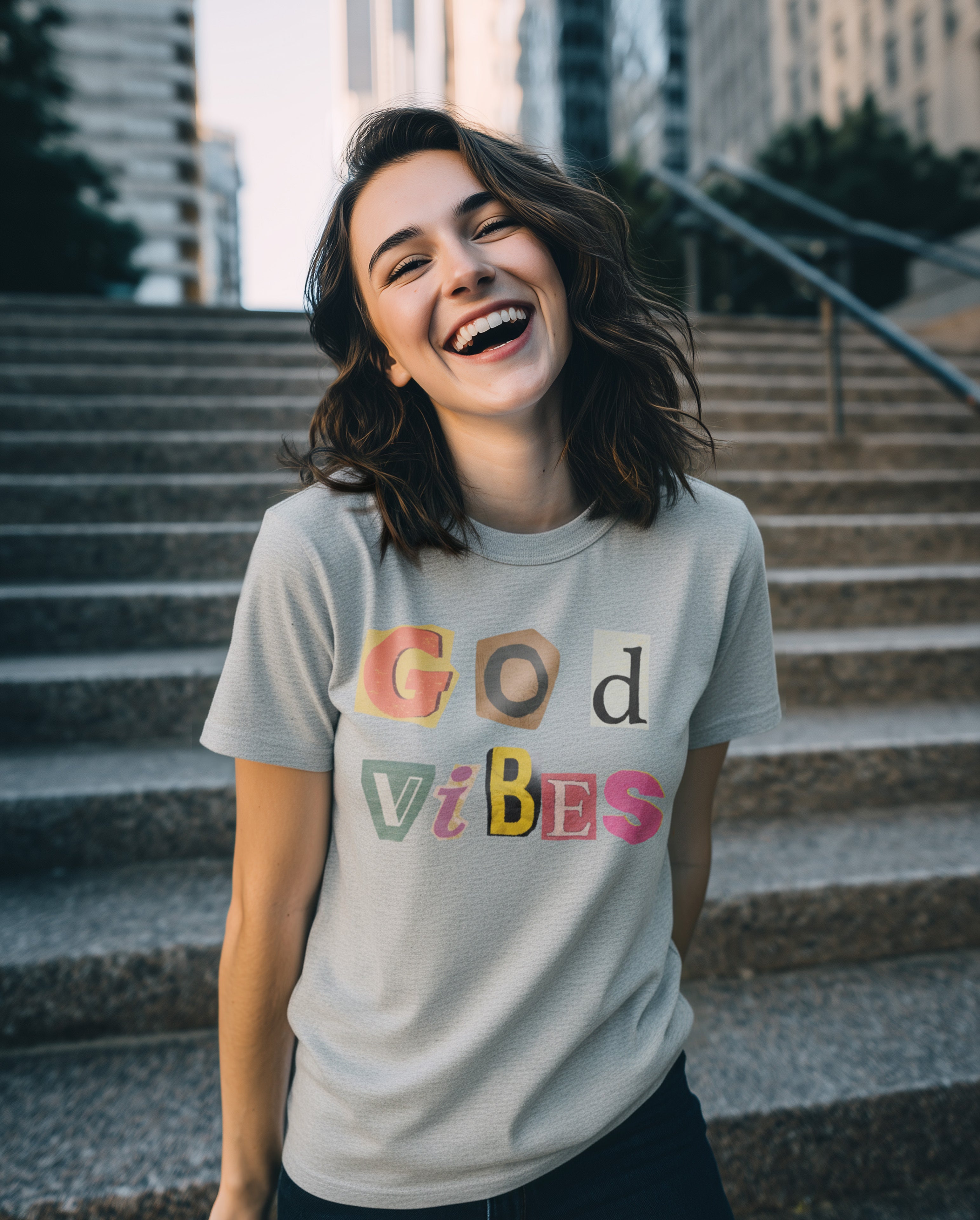 God Vibes Relaxed Tee - Women's
