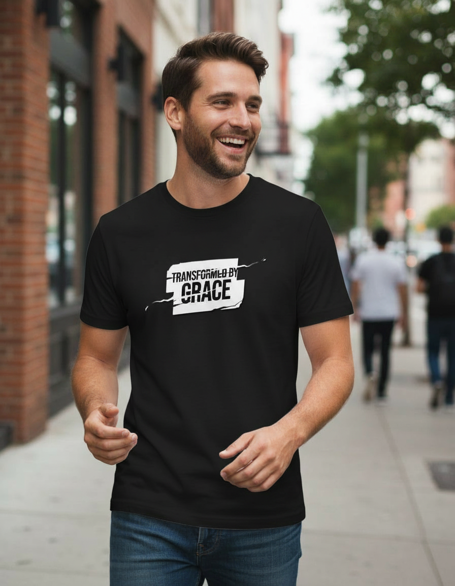 Transformed by Grace Tee – Bold Edition - Men's