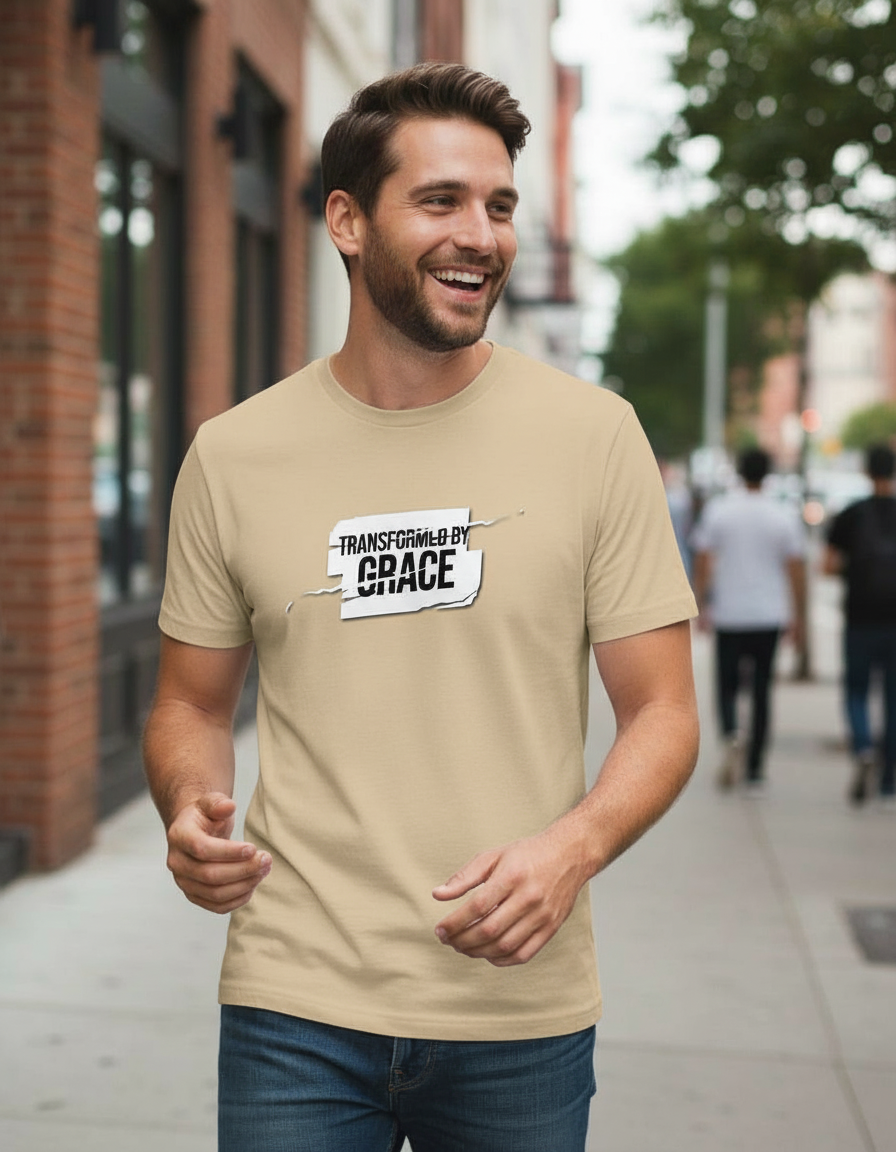 Transformed by Grace Tee – Bold Edition - Men's