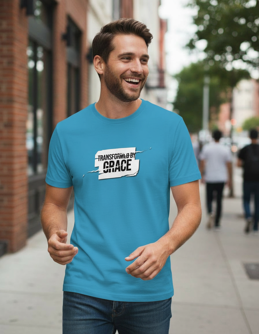Transformed by Grace Tee – Bold Edition - Men's
