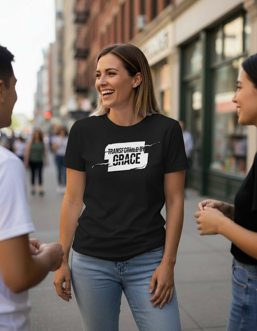 Transformed by Grace Tee – Bold Edition - Woman's