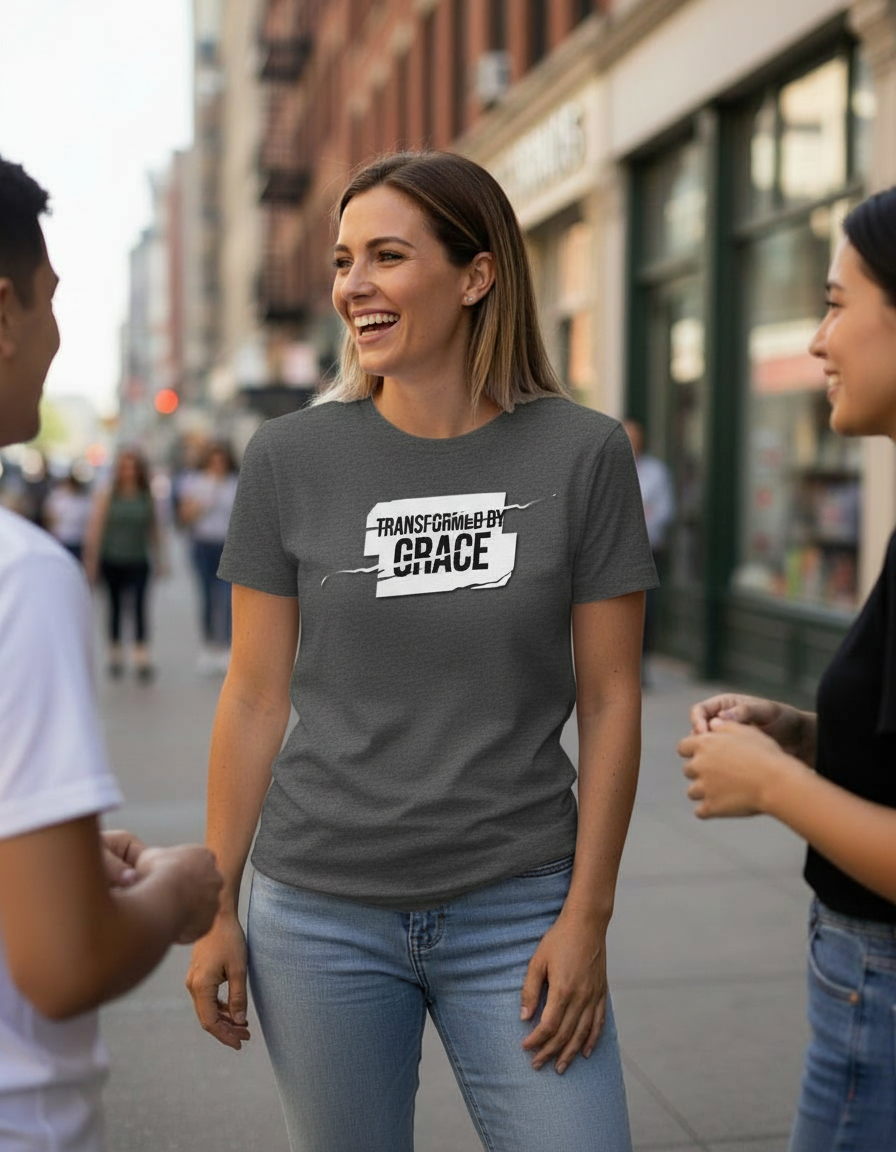 Transformed by Grace Tee – Bold Edition - Woman's