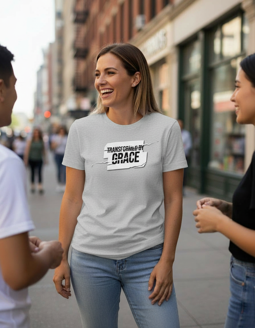 Transformed by Grace Tee – Bold Edition - Woman's
