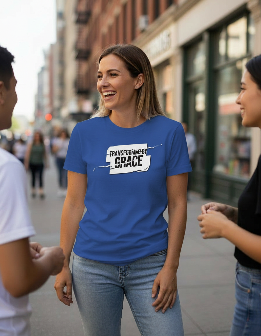 Transformed by Grace Tee – Bold Edition - Woman's