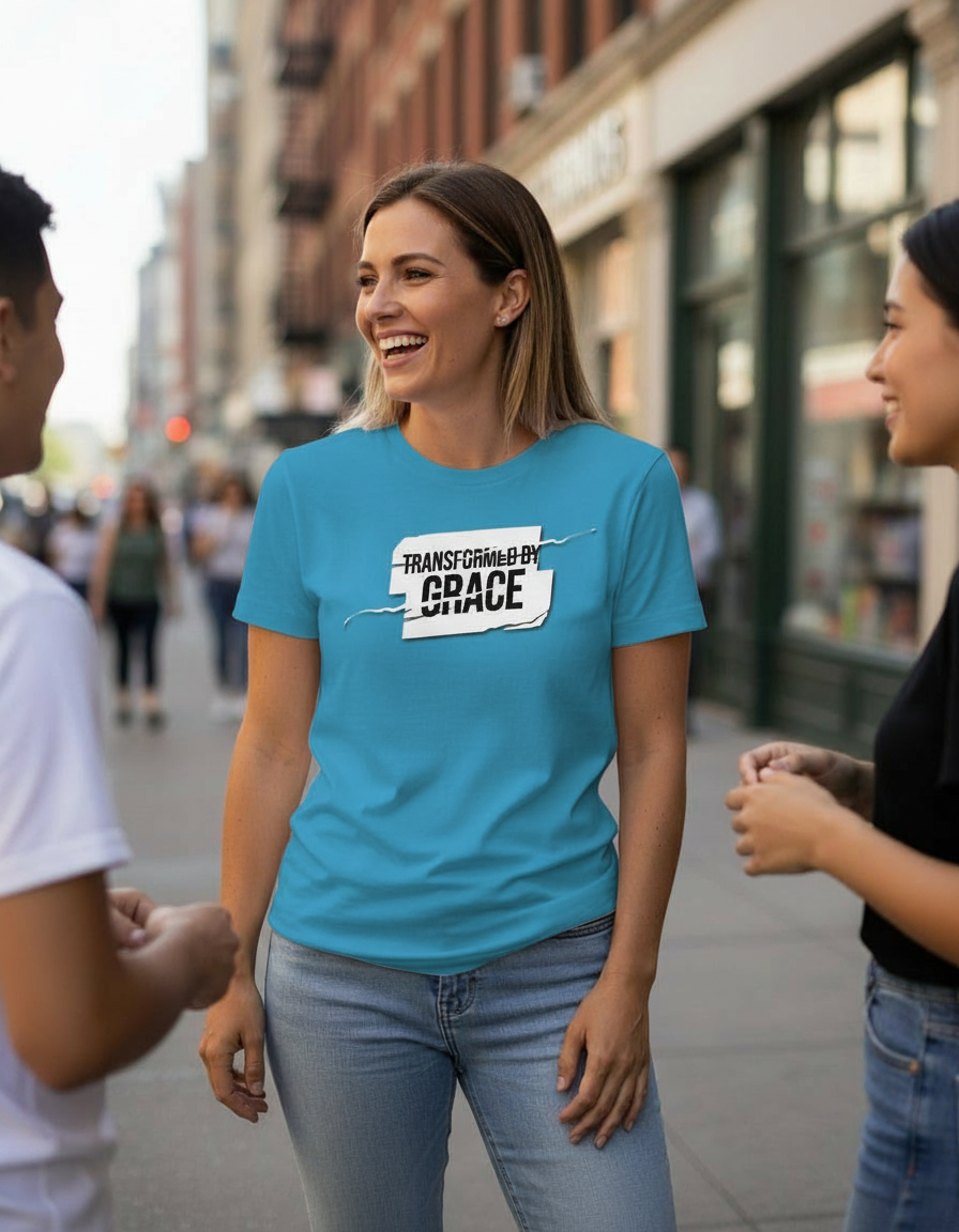 Transformed by Grace Tee – Bold Edition - Woman's