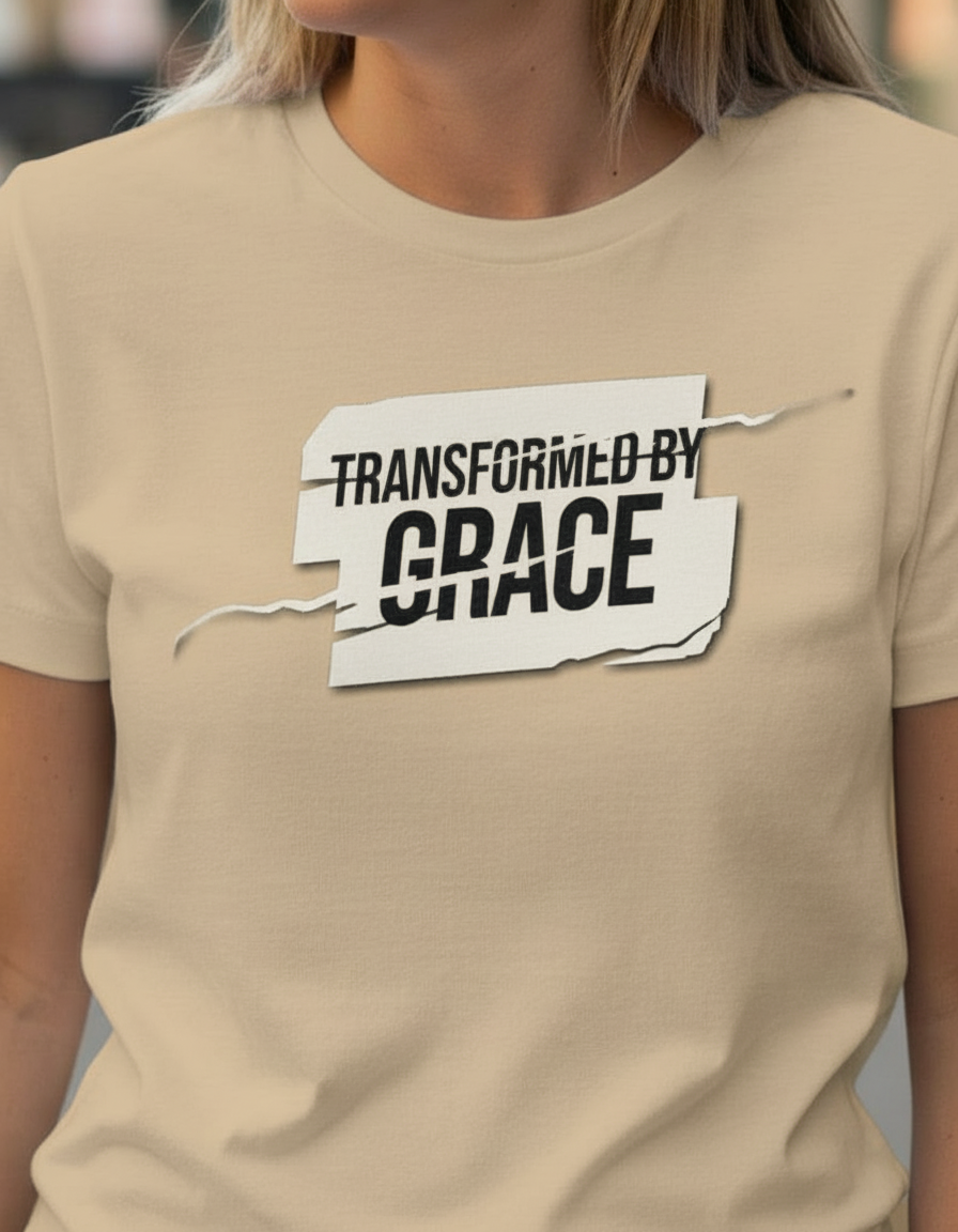 Transformed by Grace Tee – Bold Edition - Woman's