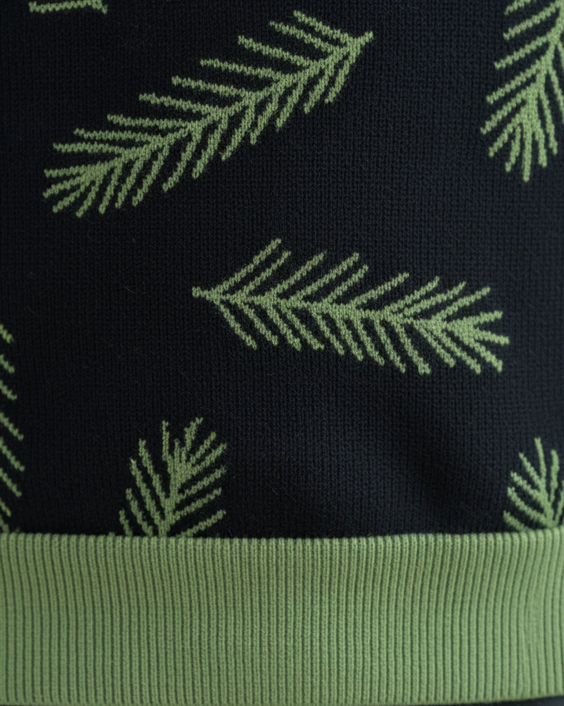 Allover Leaf Christmas Sweater - Men's