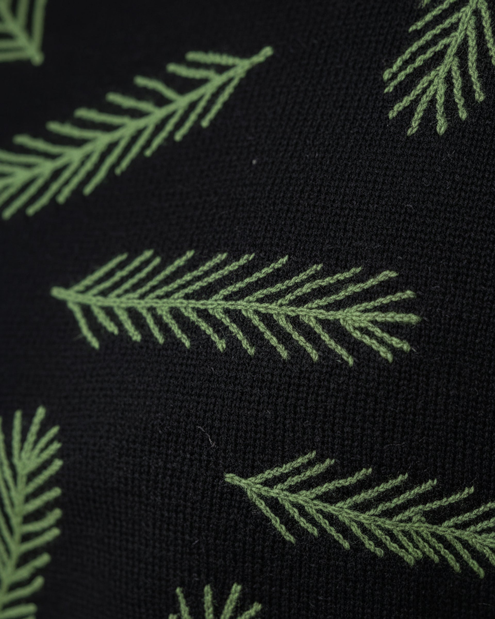 Allover Leaf Christmas Sweater - Women's