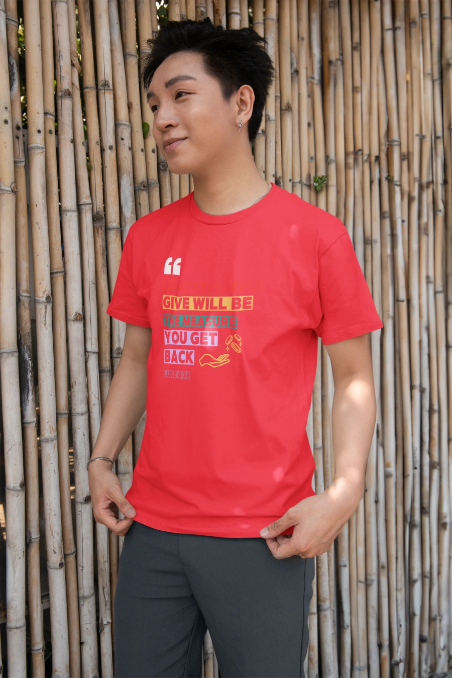 "Give, Get, Grow" Tee – Luke 6:38