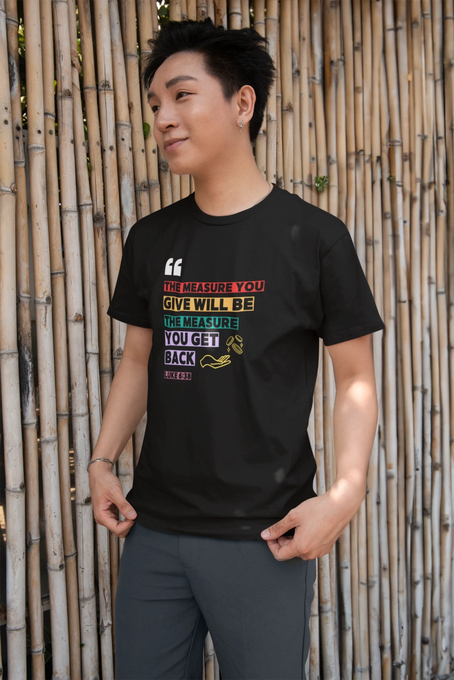 "Give, Get, Grow" Tee – Luke 6:38
