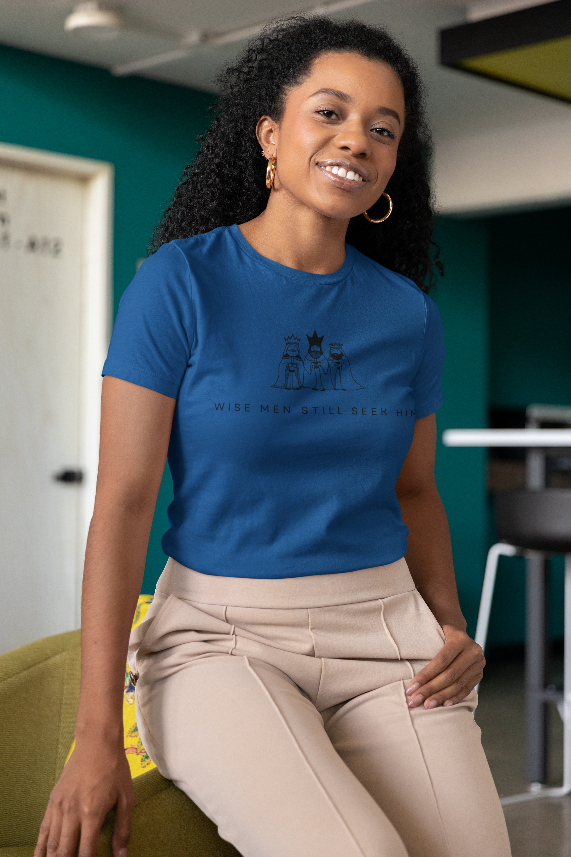 Wise Men Still Seek Him Christmas Tee - Women's