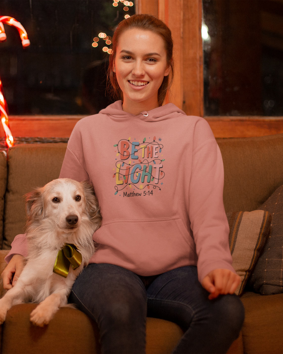 Be the Light Christmas Hoodie - Women's