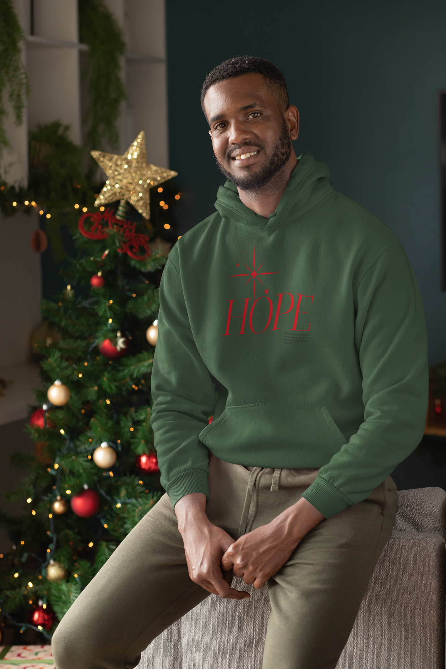 Hope Christmas Hoodie - Men's