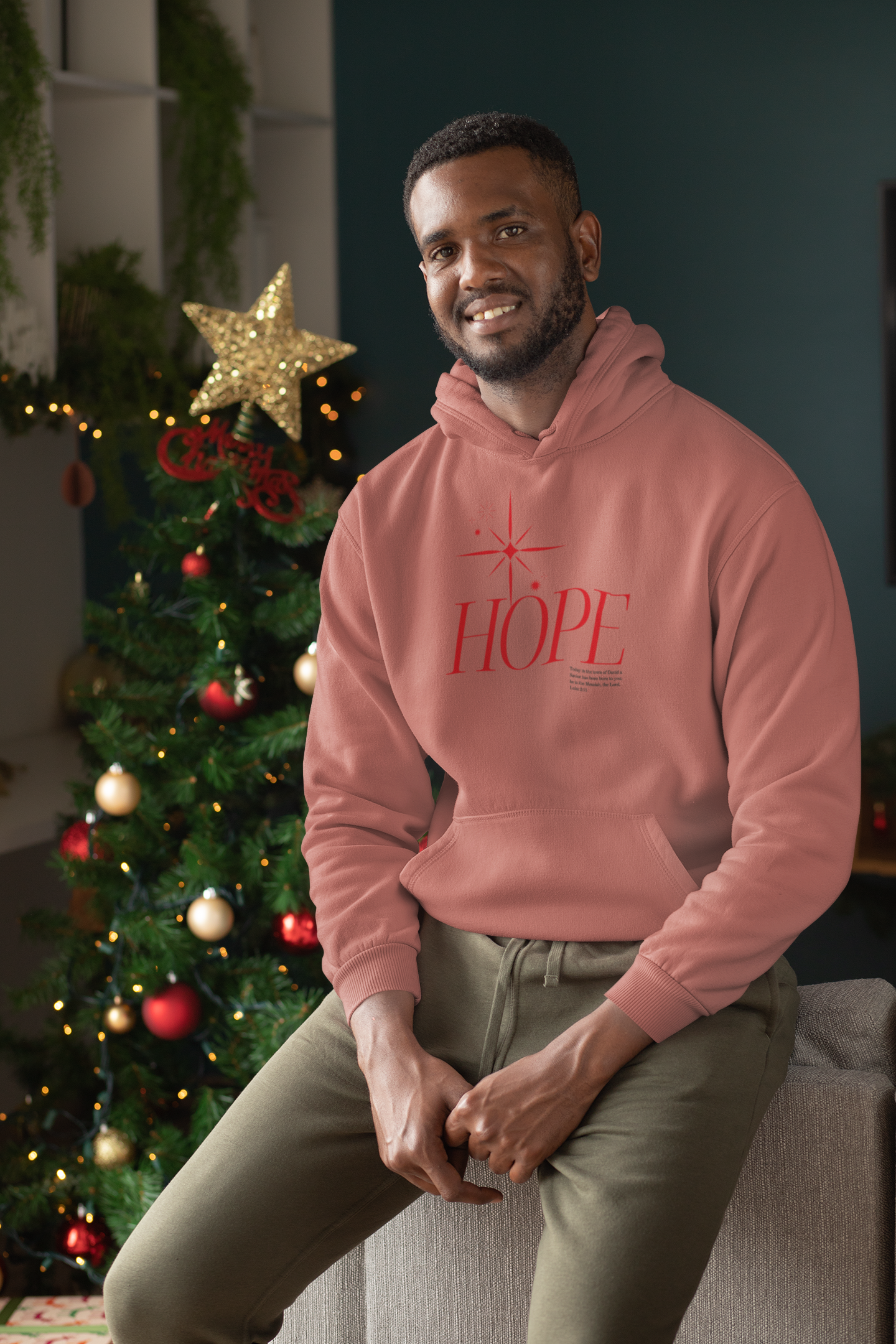 Hope Christmas Hoodie - Men's