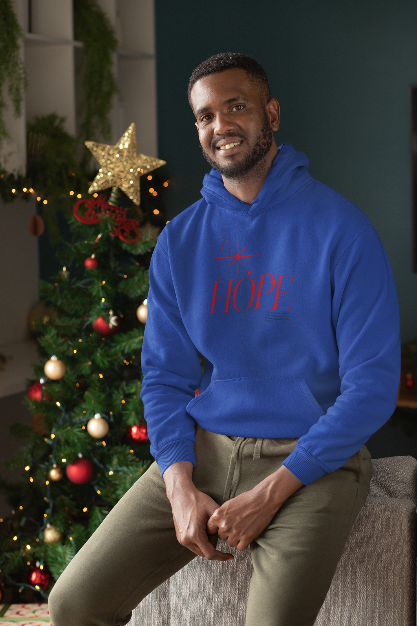 Hope Christmas Hoodie - Men's