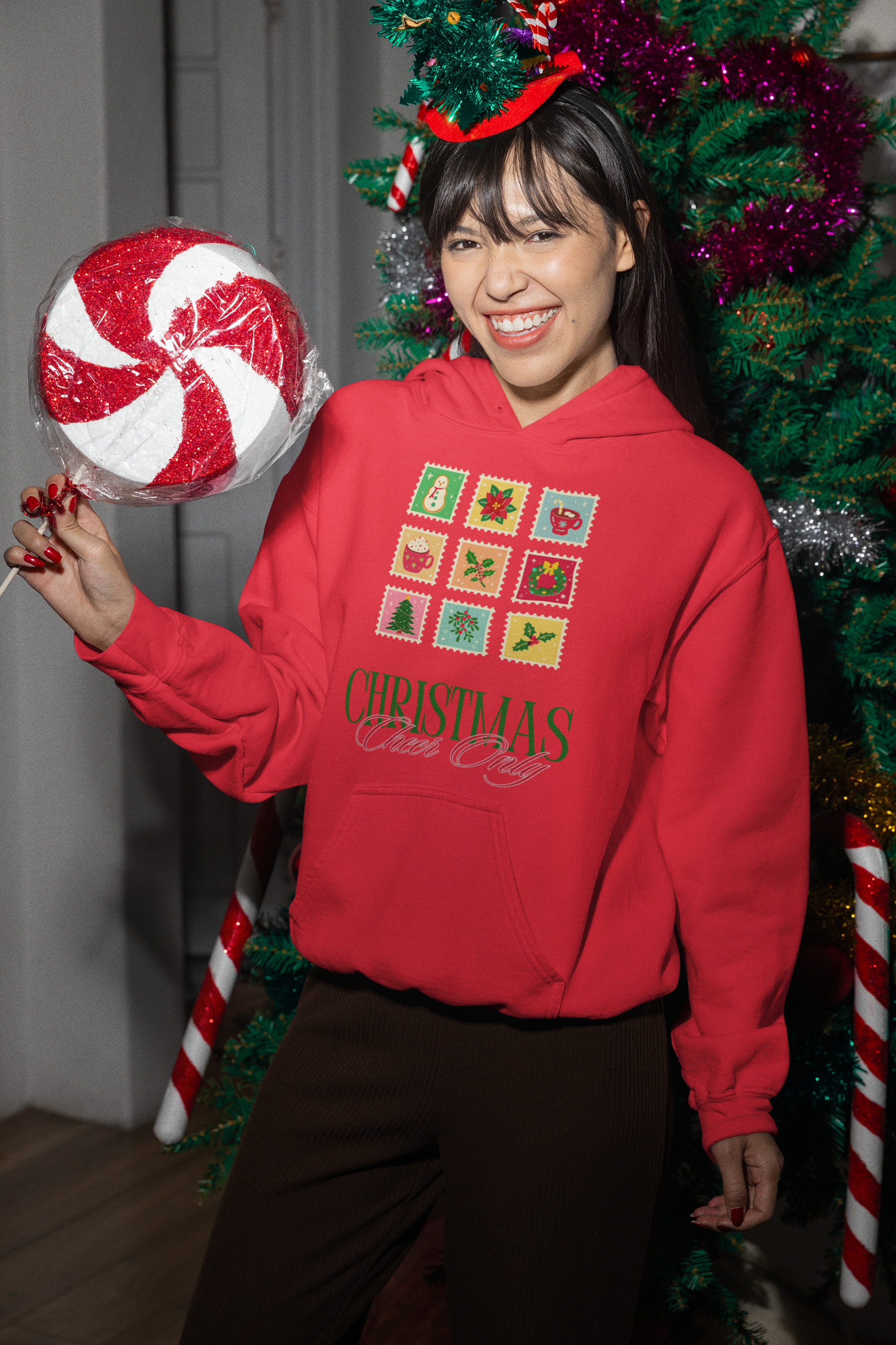 Christmas Cheer Only Hoodie - Women's