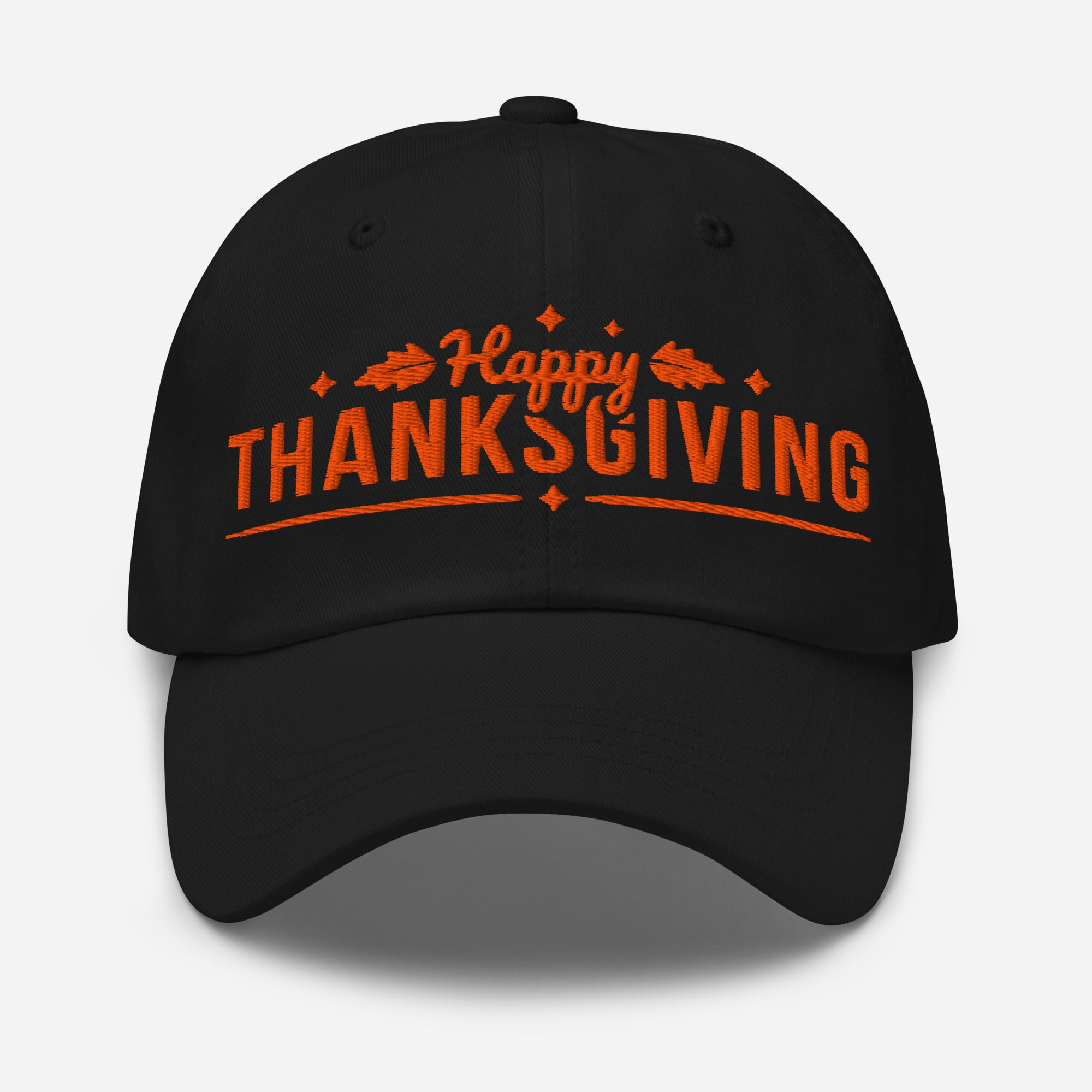 Happy Thanksgiving Cap (Orange) - Women's