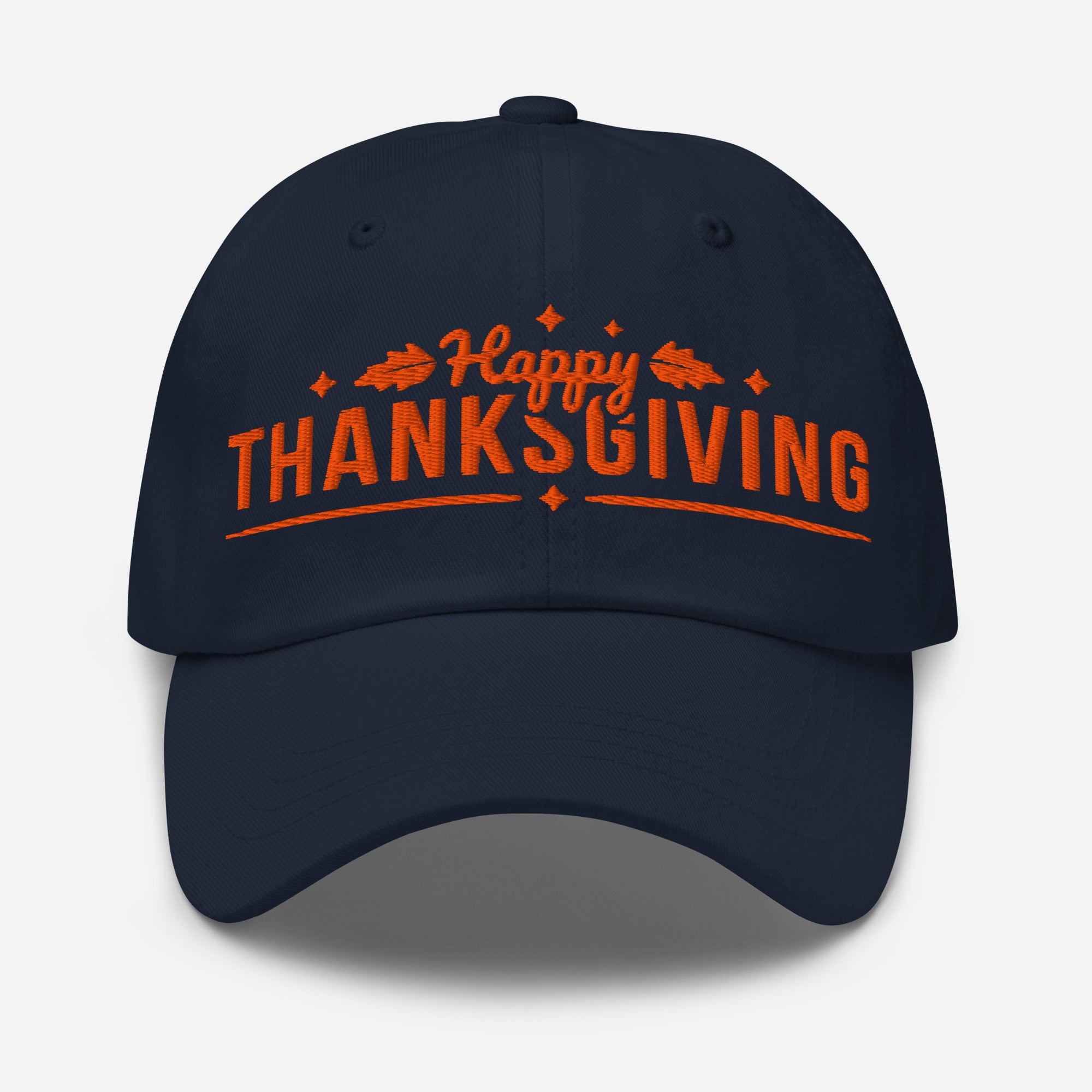 Happy Thanksgiving Cap (Orange) - Women's