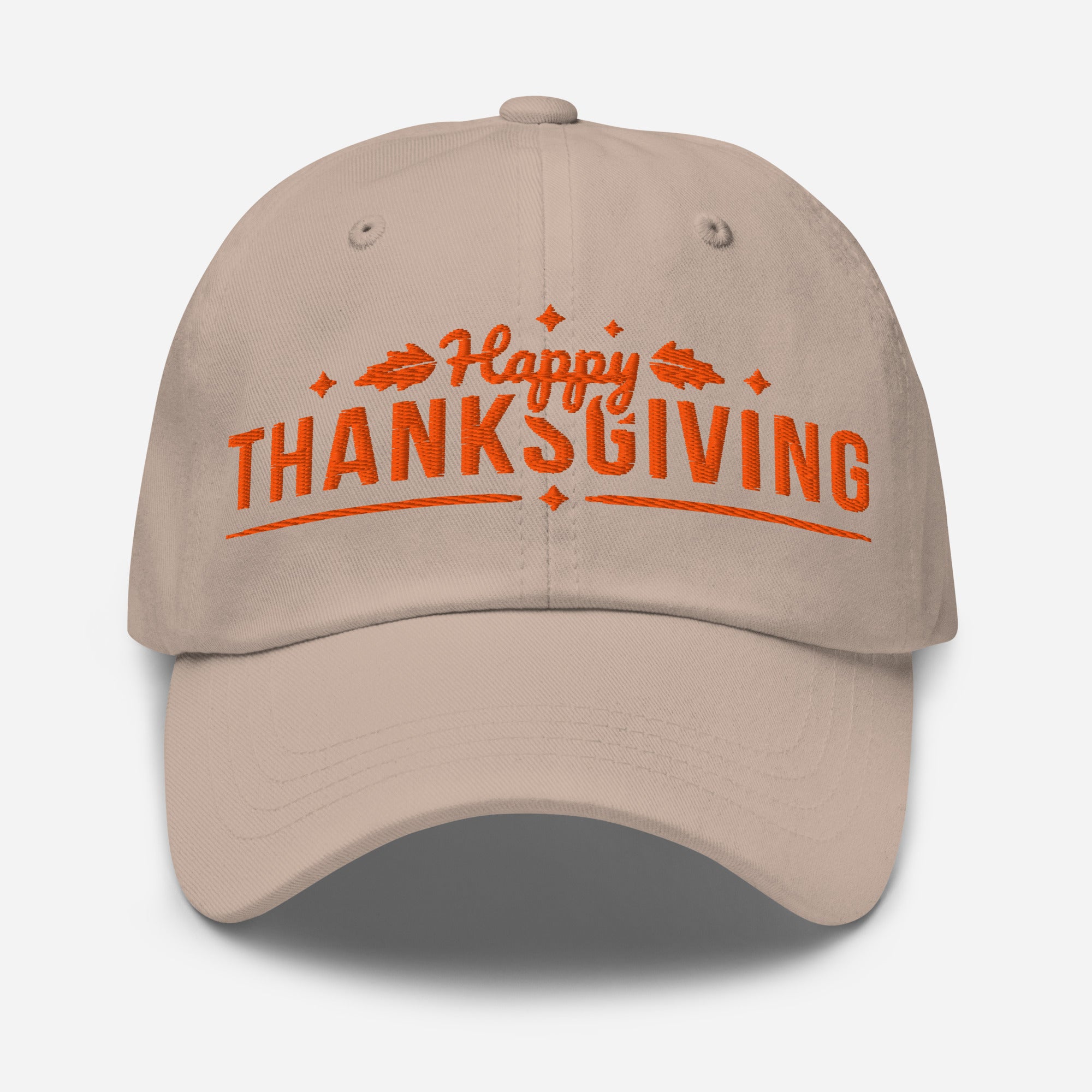 Happy Thanksgiving Cap (Orange) - Men's